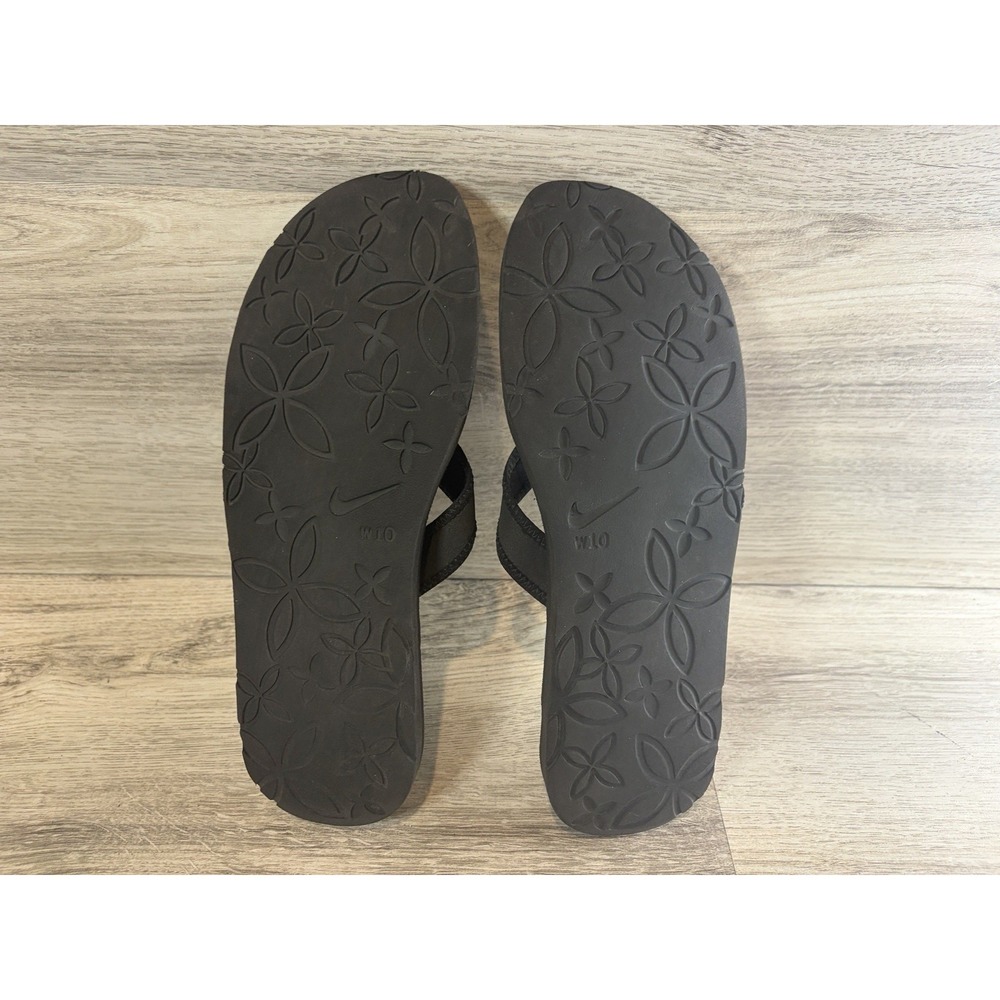 Nike Women's Celso Girl Comfort Thong Flip Flop Sandals Black 314870-011 Size 10 - Picture 8 of 9